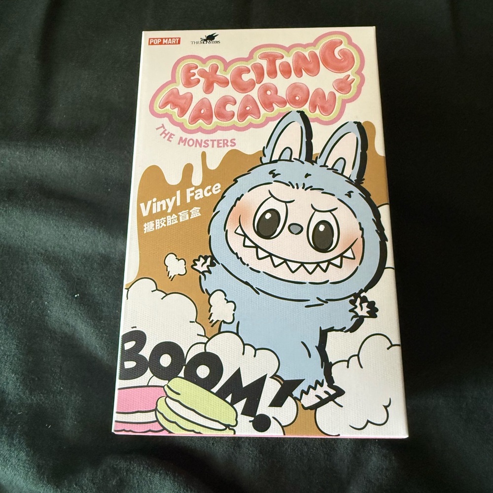 Exciting Macaron Vinyl Face Toy-Sesame Bean